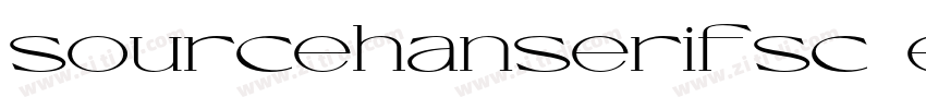 sourcehanserifsc ext字体转换